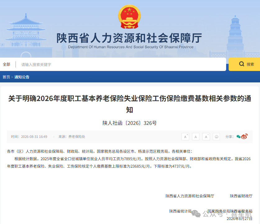 重要提示,2026年職工養老、醫療、工傷、失業、公積金繳費基數(圖1) 64.png